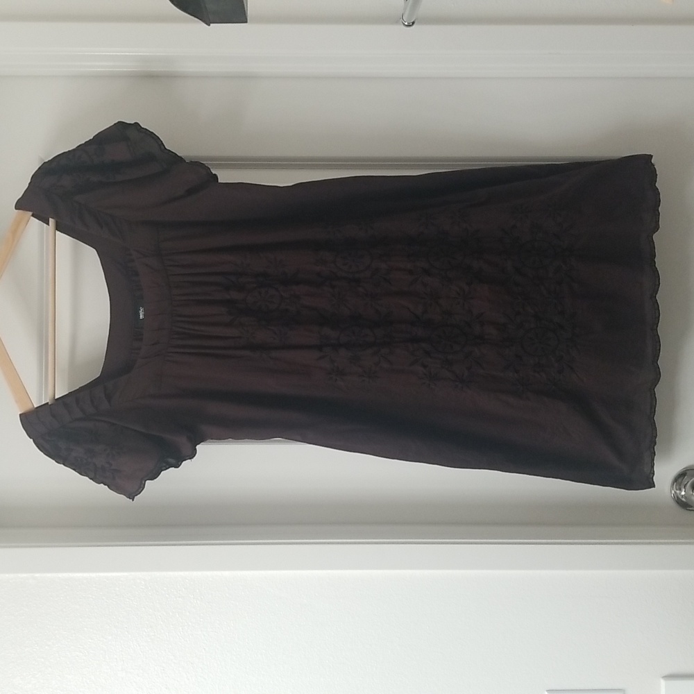 Women's embroidered dress.